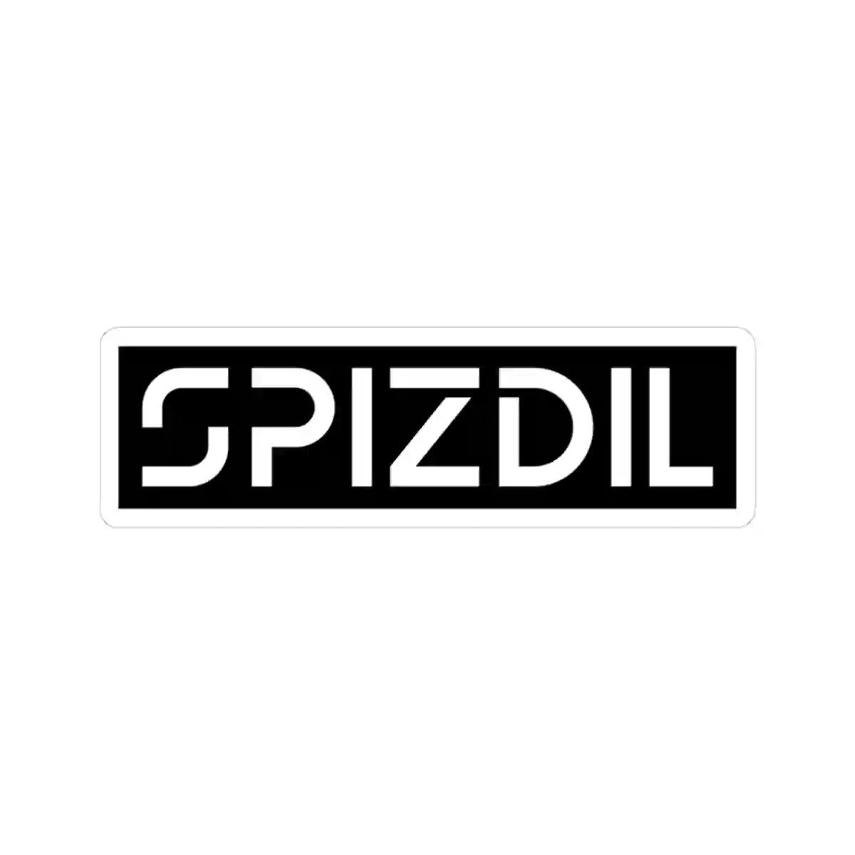 SPIZDIL™ Asset Tag | Signature Logo Signet — High-Gloss Kiss-Cut Vinyl