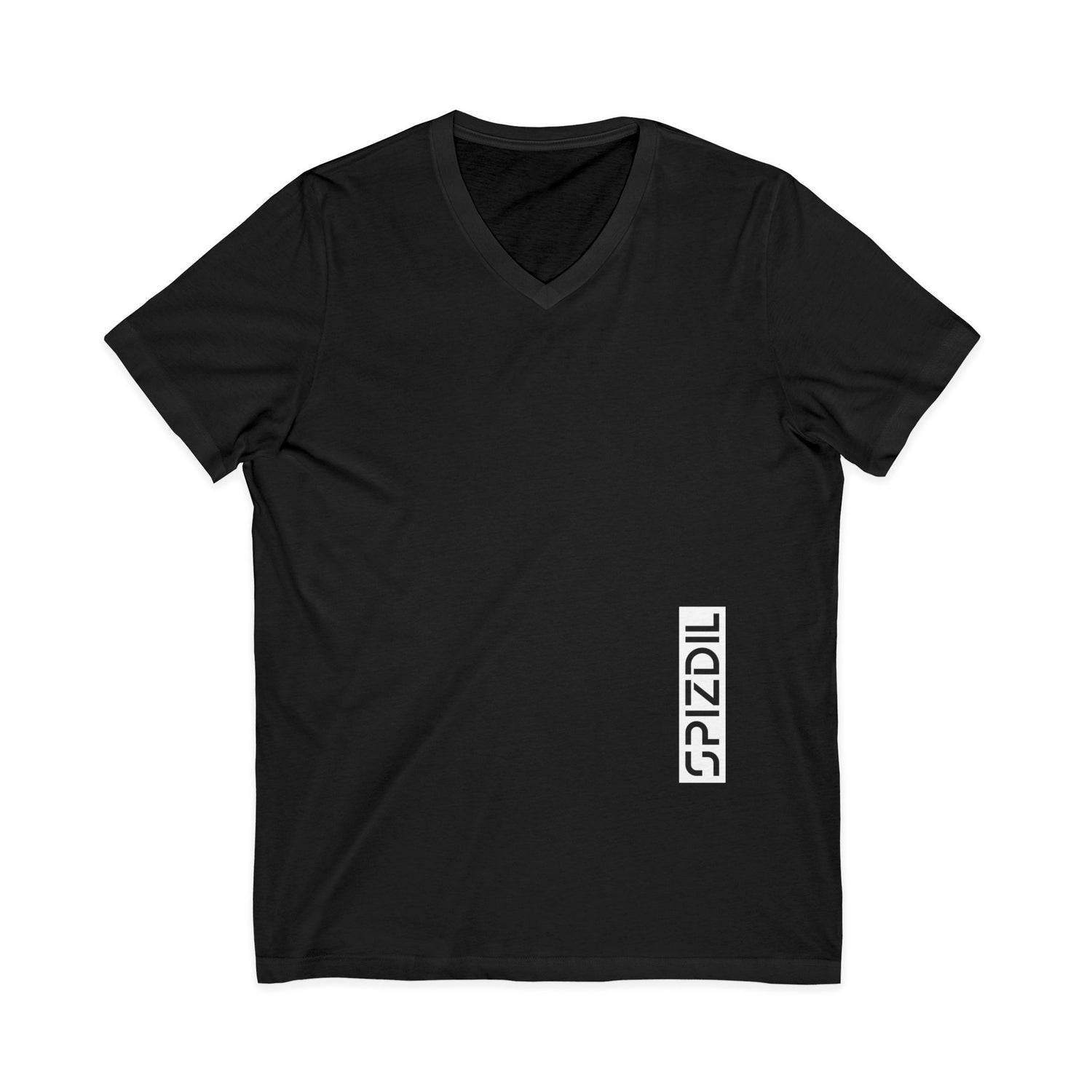 SPIZDIL™ Superior Men V-Neck in Black — Architectural Core Uniform
