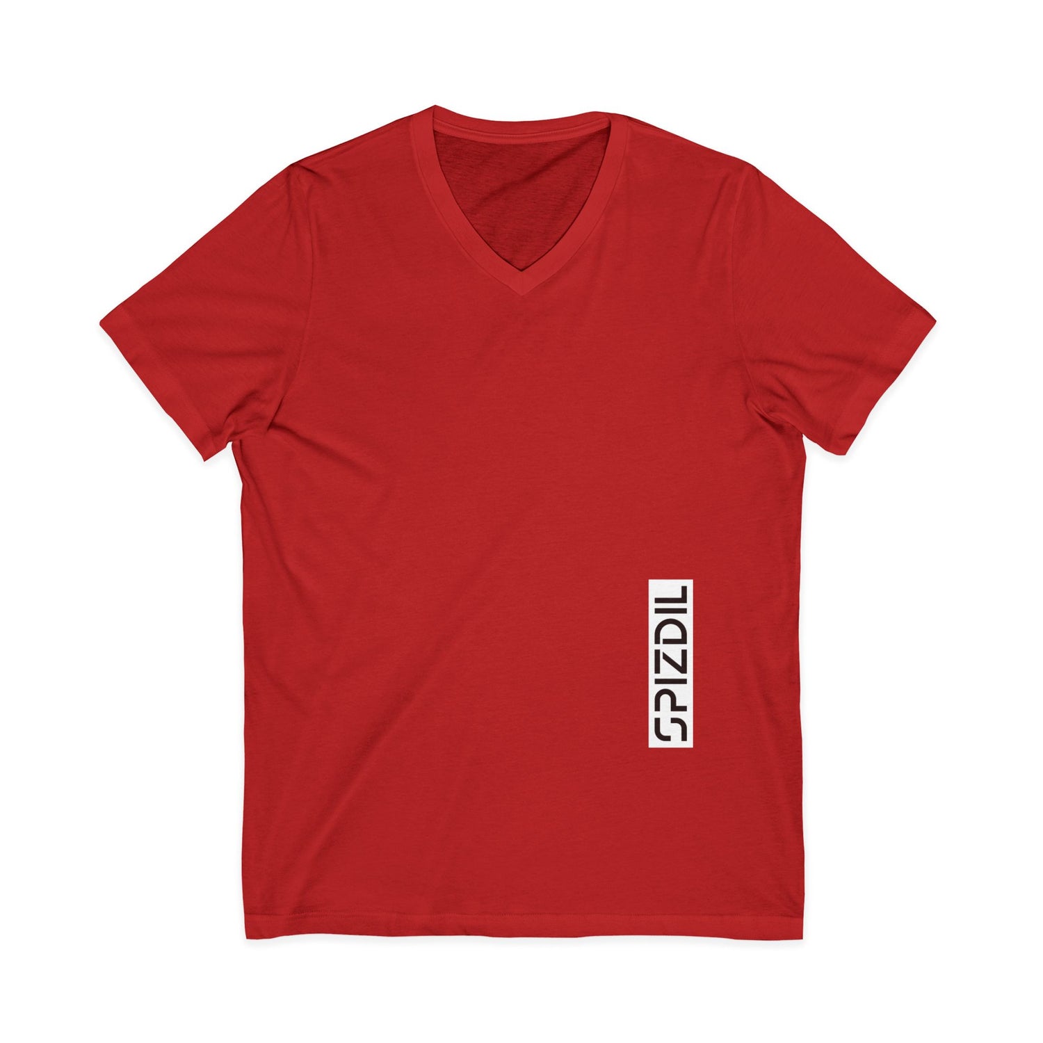SPIZDIL™ Superior Men V-Neck in Red — Architectural Core Uniform